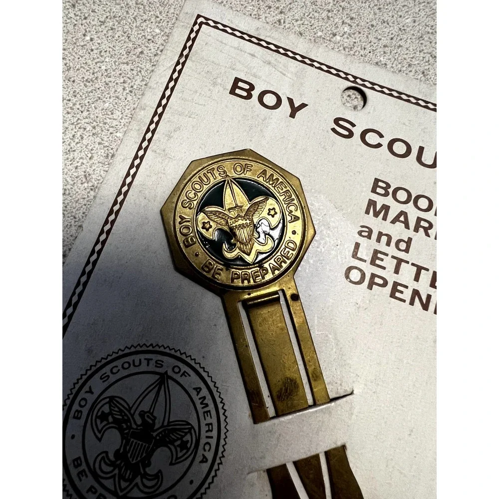 Rare Boy scout Bookmark and letter opener Vintage No. 301 - Picture 2 of 2